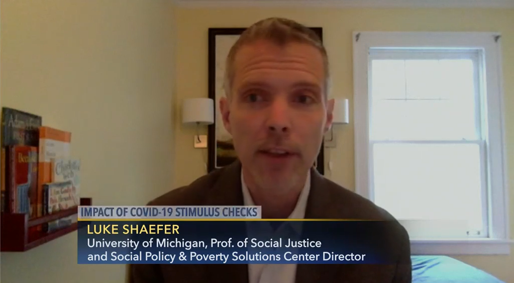 Luke Shaefer University of Michigan, Prof of Social Justice and Social Policy and Poverty Solutions Center Director on C-SPAN (Impact of Covid-19 Stimulus Checks)