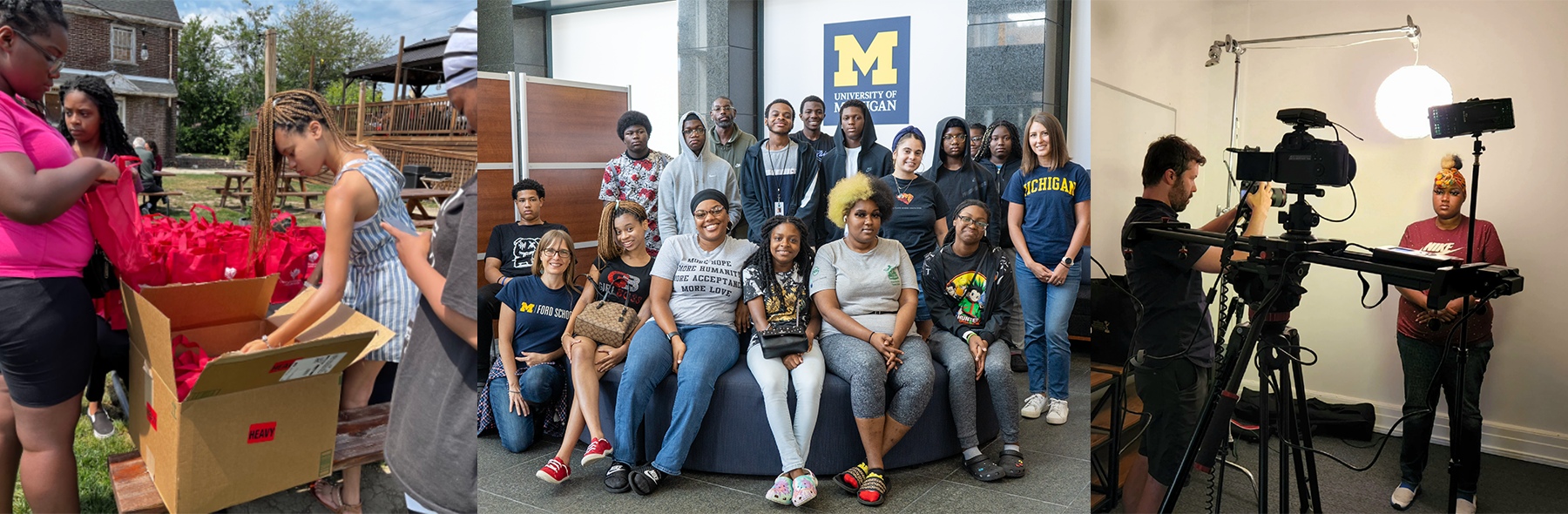 Amplifying youth voices to drive change in Detroit event photos, DPC story map header