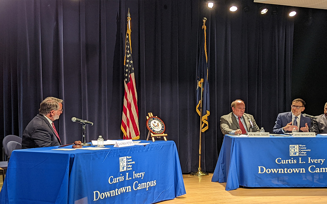 Jeffrey Morenoff testifying to Senate Homeland Security and Governmental Affairs Committee.