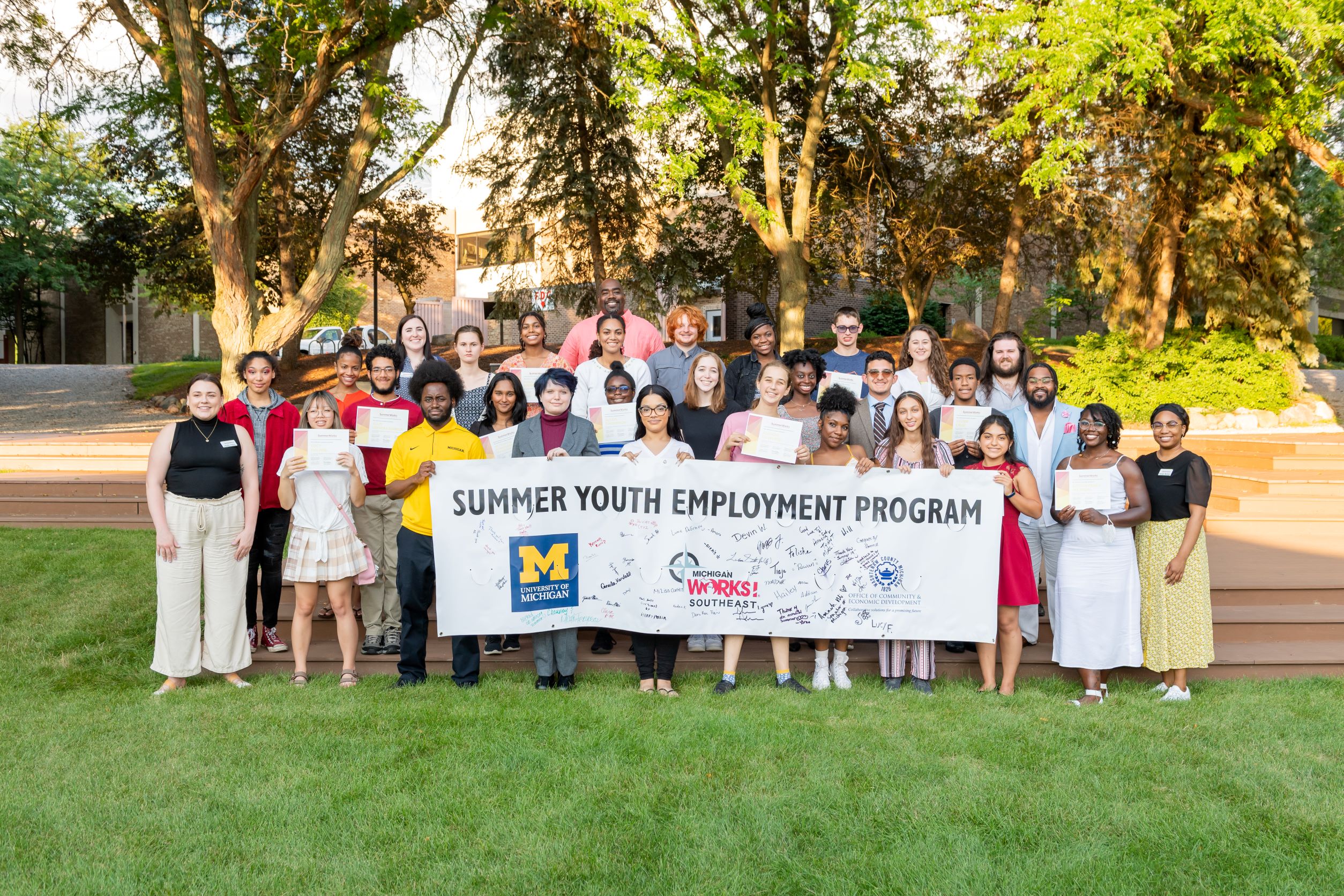 Summer Youth Employment Program Group Photo