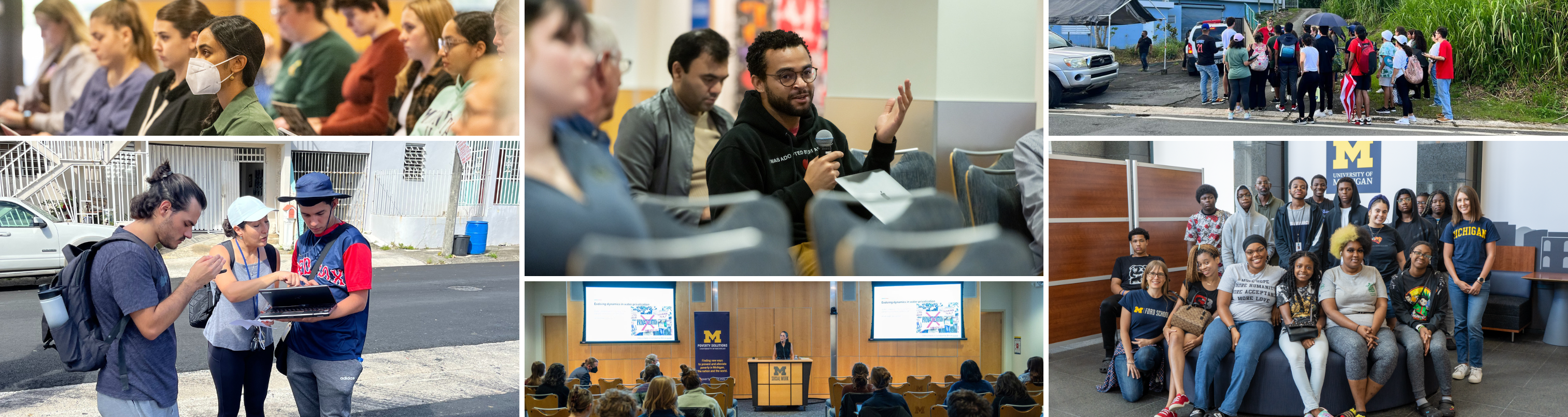 Images from Poverty Solutions events in 2022