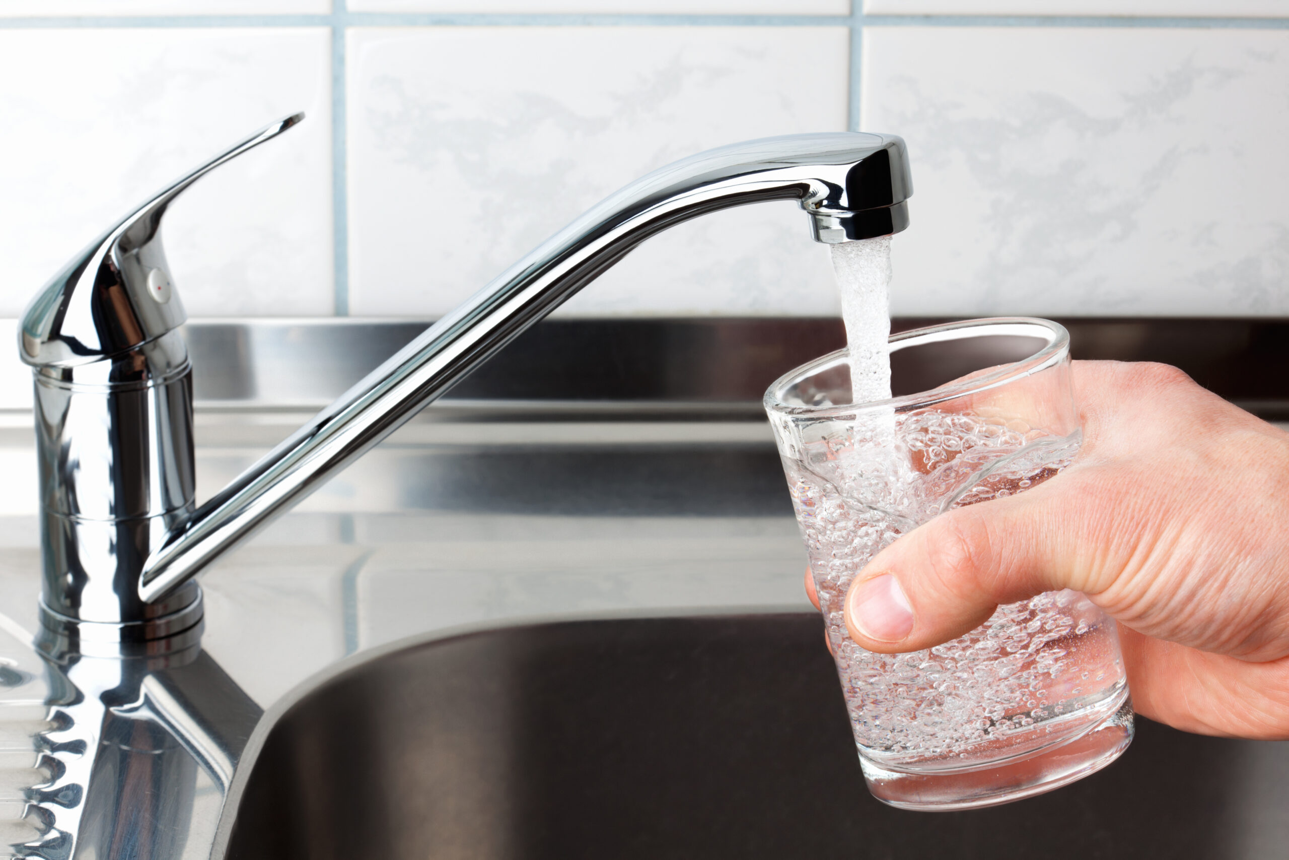Drinking tap water