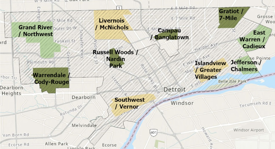 Detroit SNF neighborhoods
