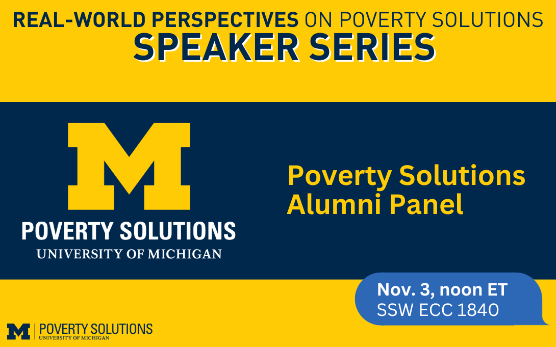 Poverty Solutions Alumni Panel