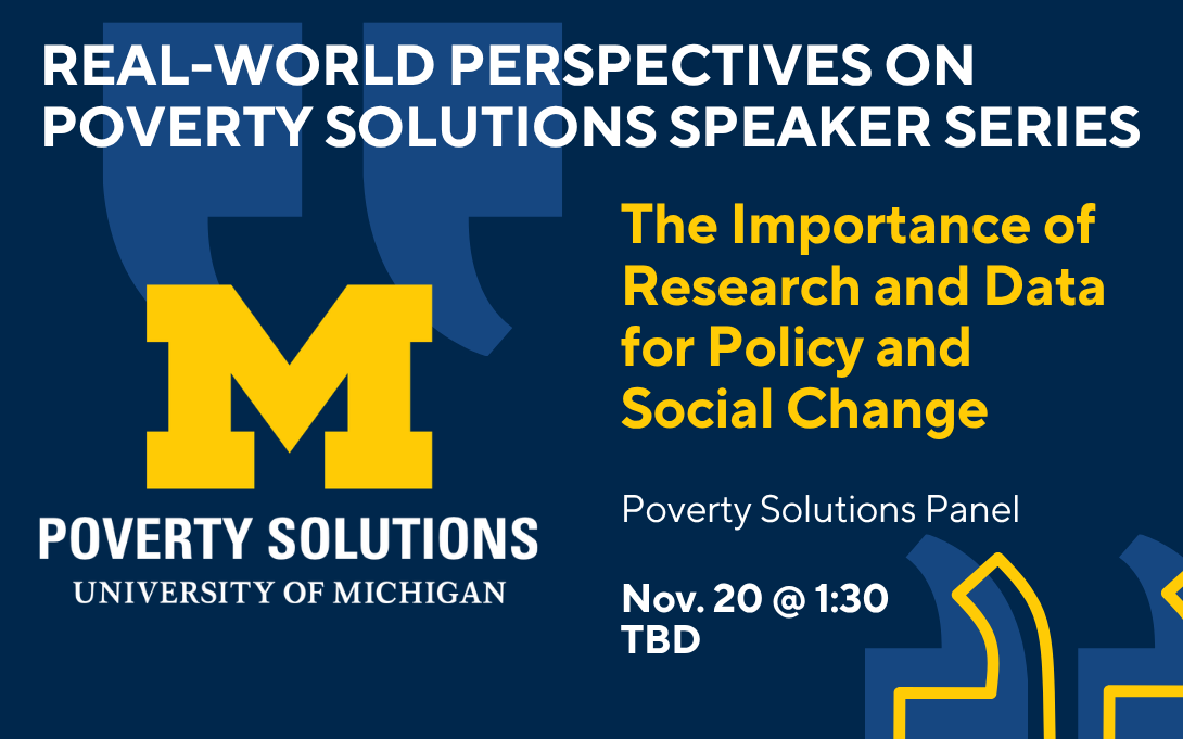 The Importance of Research and Data for Policy and Social Change