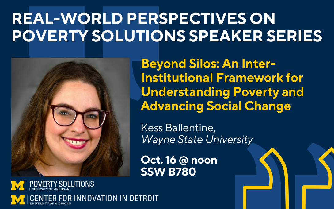 Beyond Silos: An Inter-Institutional Framework for Understanding Poverty and Advancing Social Change