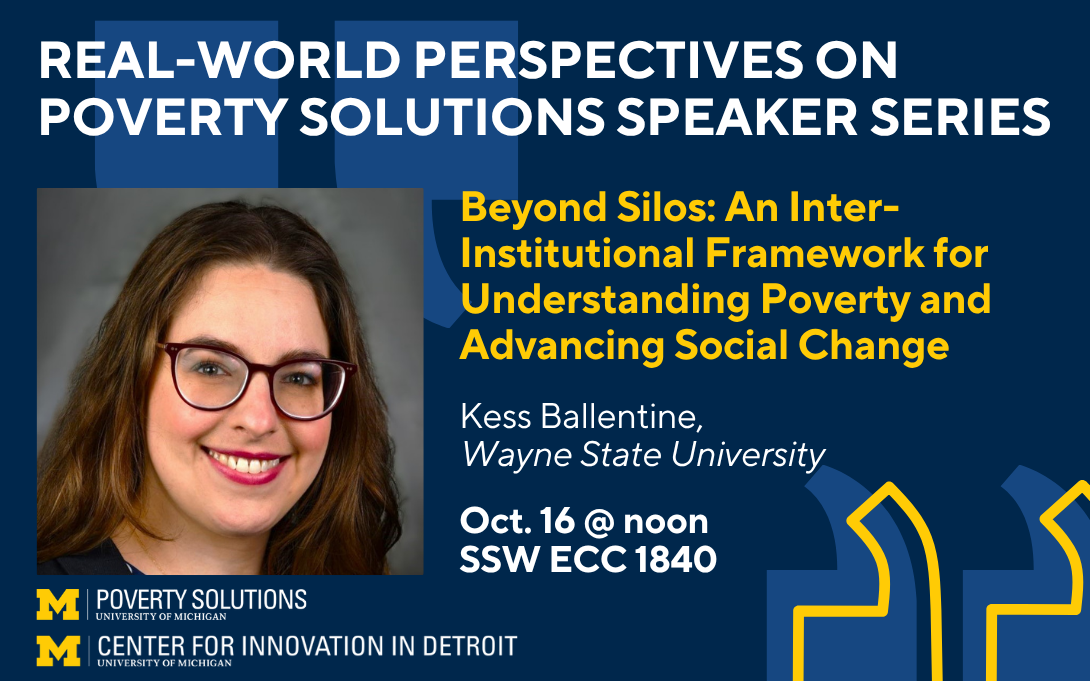 Beyond Silos: An Inter-Institutional Framework for Understanding Poverty and Advancing Social Change